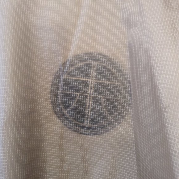 ASTRID ANDERSEN - Sheer overlay logo sport sweater - Sz L - Picture 10 of 13